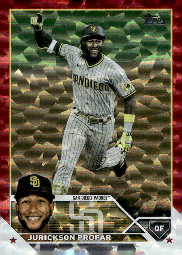 2023 Topps #337 Jurickson Profar Red Foil #/199