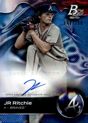 2023 Bowman Platinum #TOP-22 JR Ritchie Top Prospect Autographs