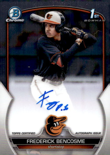 2023 Bowman Chrome #CPA-FB Frederick Bencosme Prospect Autographs