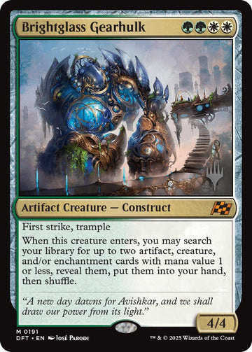Brightglass Gearhulk - 191 - (Promo Pack: Aetherdrift)