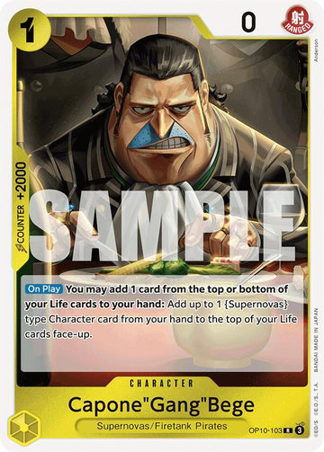Capone"Gang"Bege - OP10-103 - (Royal Blood)