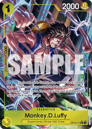 Monkey.D.Luffy (111) (Parallel) [OP10] - Near Mint