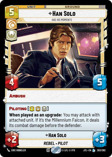 Han Solo - Has His Moments - 203/262 - (Jump to Lightspeed)