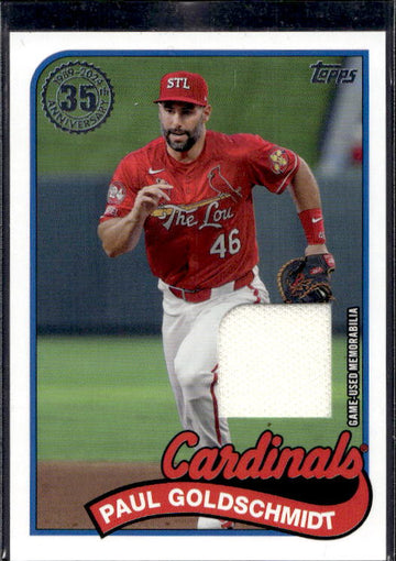 2024 Topps Update #89RU-PG Paul Goldschmidt 1989 35th Anniversary Relics