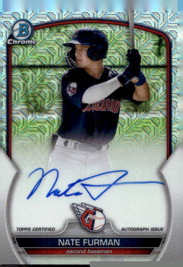 2023 Bowman Chrome #BCMA-NF Nate Furman Mojo Autographs