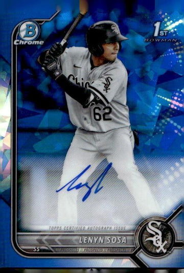 2022 Bowman Sapphire Edition #BSPA-LS Lenyn Sosa Auto RC 1st