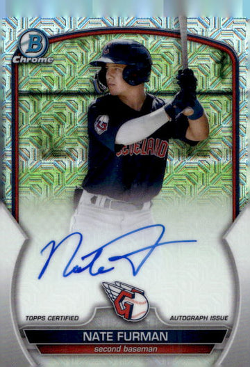 2023 Bowman Chrome #BCMA-NF Nate Furman Mojo Autographs