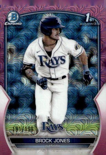 2023 Bowman #BCP-115 Brock Jones Chrome Prospects Fuchsia Refractors #/199