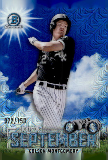 2023 Bowman #SOS-6 Colson Montgomery Sights on September Atomic Refractors #/150