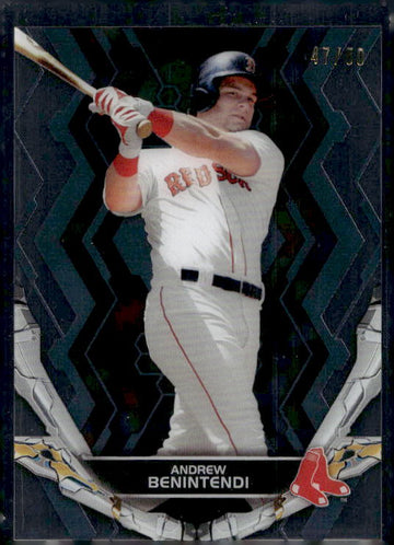 2019 Topps High Tek #6 Andrew Benintendi Black #/50