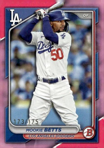 2024 Bowman #40 Mookie Betts Pink #/175
