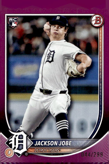 2025 Bowman #50 Jackson Jobe Fuchsia #/299