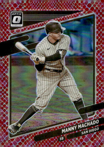 2021 Donruss Optic #154 Manny Machado Red Dragon #/110