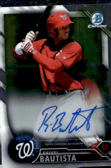 2016 Bowman #CPA-RB Rafael Bautista Chrome Prospect Autographs