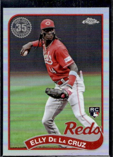 2024 Topps Chrome #89CB-11 Elly De La Cruz 1989 Topps Baseball 35th Anniversary
