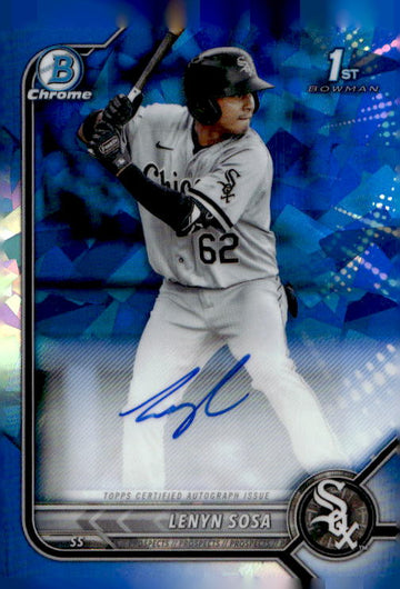 2022 Bowman Sapphire Edition #BSPA-LS Lenyn Sosa Autographs