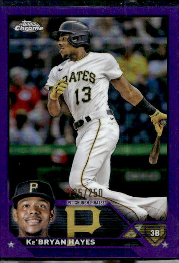 2023 Topps Chrome #137 Ke'Bryan Hayes Purple Refractors #/250