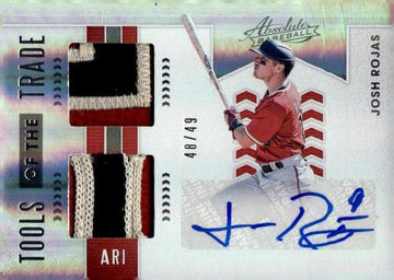 2020 Panini Absolute #TOT2-JR Josh Rojas Tools of the Trade Auto Silver /49