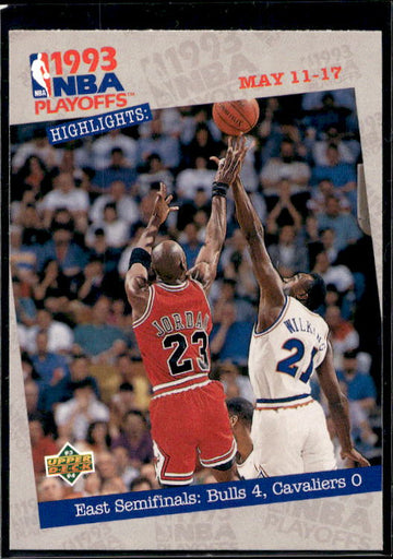 1993-94 Upper Deck #187 East Semifinals: Bulls 4, Cavaliers 0
