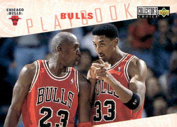 1996-97 Collector's Choice #370 Bulls Playbook PLAY Jordan Pippen