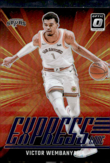 2024-25 Donruss Optic #19 Victor Wembanyama Express Lane Purple