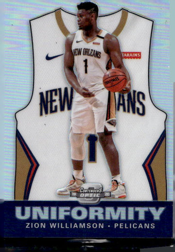 2019-20 Panini Contenders Optic #5 Zion Williamson Uniformity
