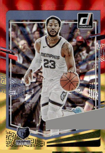 2016-17 Donruss #62 Derrick Rose Red Holo Laser #/99