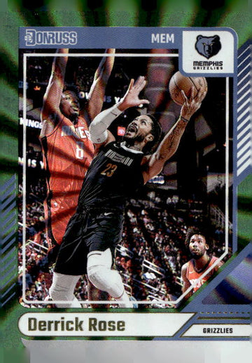 2024-25 Donruss #65 Derrick Rose Holo Green Laser