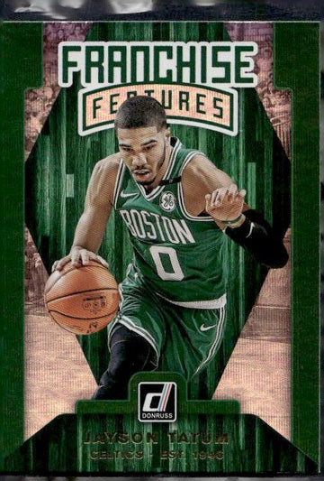 2019-20 Donruss #18 Jayson Tatum Franchise Features