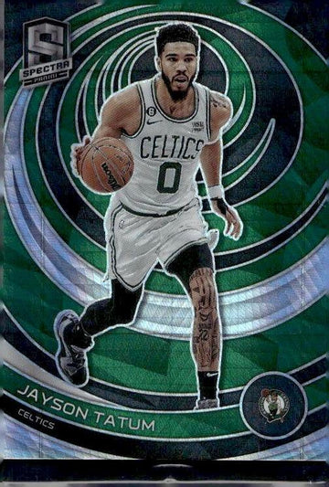 2022-23 Panini Spectra #7 Jayson Tatum Asia Green
