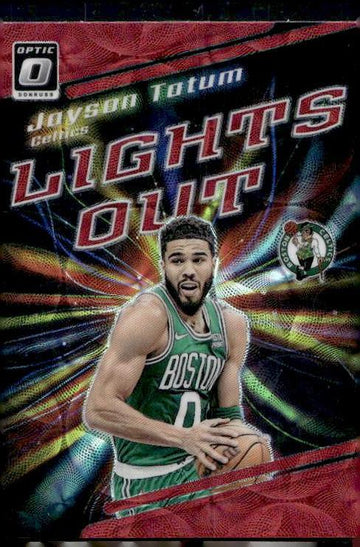 2023-24 Donruss Optic #7 Jayson Tatum Lights Out