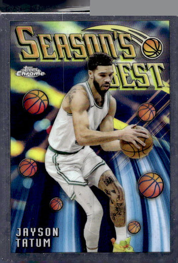 2023-24 Topps Chrome #SB-1 Jayson Tatum Seasons Best