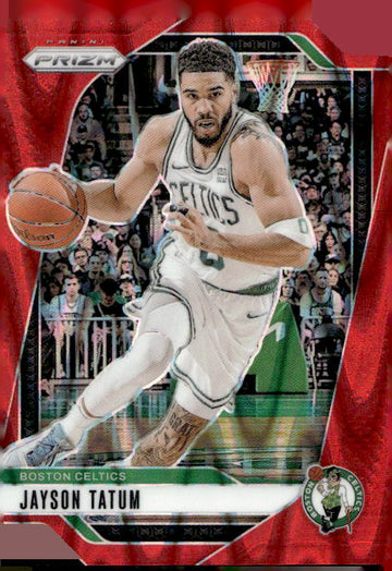 2024-25 Panini Prizm #103 Jayson Tatum Prizms Green