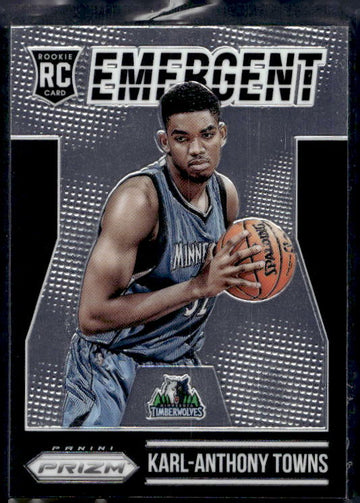 2015-16 Panini Prizm #8 Karl-Anthony Towns Emergent