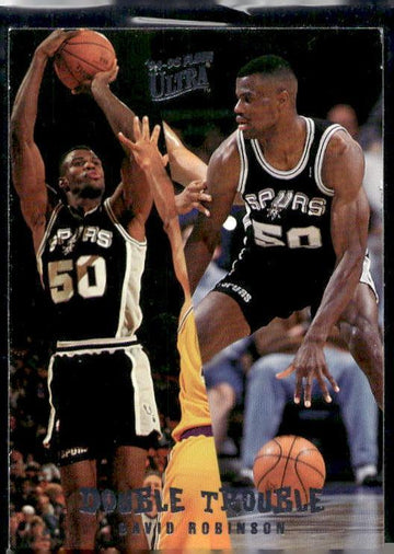 1994-95 Ultra #8 David Robinson Double Trouble