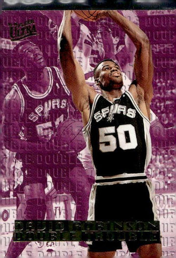 1995-96 Ultra #9 David Robinson Double Trouble