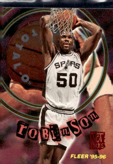 1995-96 Fleer #8 David Robinson Total O Hot Pack