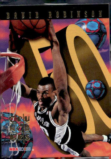 1995-96 Hoops #12 David Robinson Number Crunchers