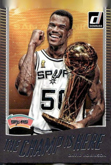 2017-18 Donruss #3 David Robinson The Champ is Here