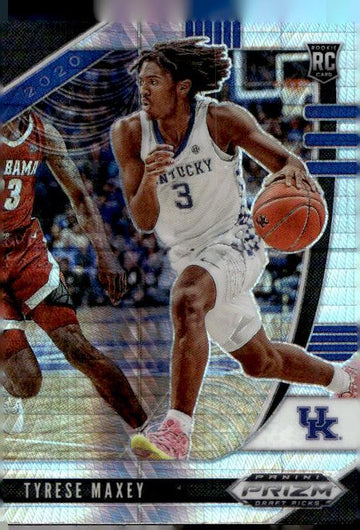 2020 Panini Prizm Draft Picks Collegiate #14 Tyrese Maxey Silver