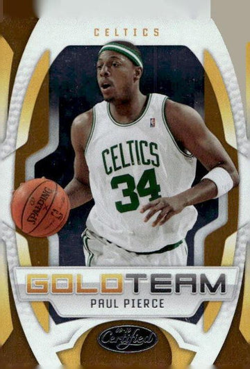 2009-10 Panini Certified #9 Paul Pierce Gold Team #/500