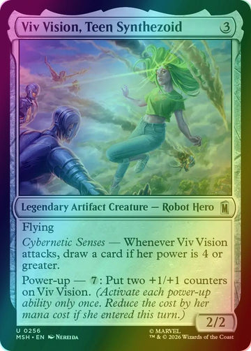 Viv Vision, Teen Synthezoid [256] [Marvel Super Heroes] [Foil]