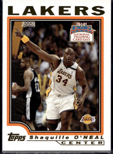 2004 National Trading Card Day #9 Shaquille O'Neal