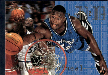 1995-96 Fleer #14 Shaquille O'Neal End 2 End