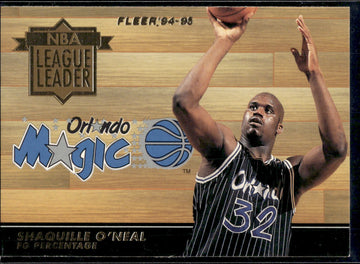 1994-95 Fleer #5 Shaquille O'Neal NBA League Leaders