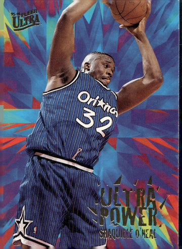 1995-96 Ultra #9 Shaquille O'Neal Ultra Power
