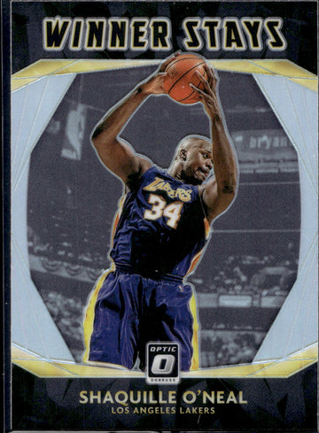 2020-21 Donruss Optic #1 Shaquille O'Neal Winner Stays Holo