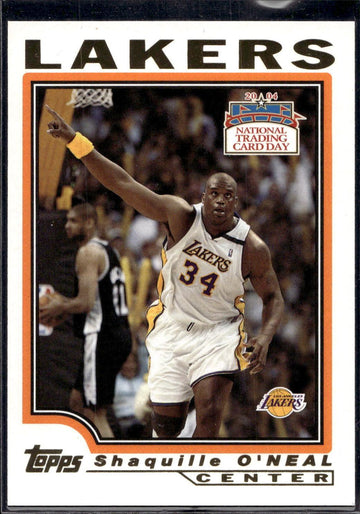 2004 National Trading Card Day #9 Shaquille O'Neal