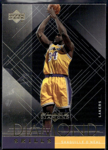 1999-00 Upper Deck Black Diamond #DS8 Shaquille O'Neal Diamond Skills