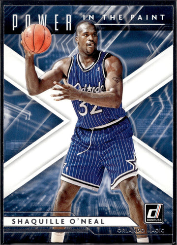 2021-22 Donruss #9 Shaquille O'Neal Power in the Paint